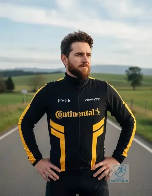 Jaqueta De Ciclismo Marcio May Corta Vento Continental Preta