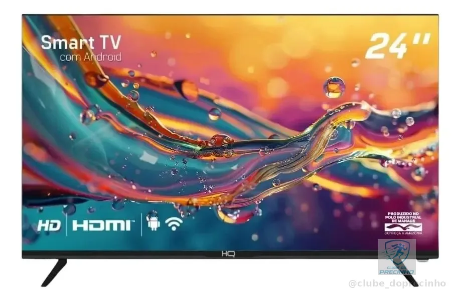 Smart Tv Hq 24 Led 3 Hdmi 2 Usb Wi-fi Android Hqs24nkhm