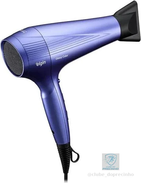 Secador de Cabelo Glossy Color 2000W Secagem Rápida -