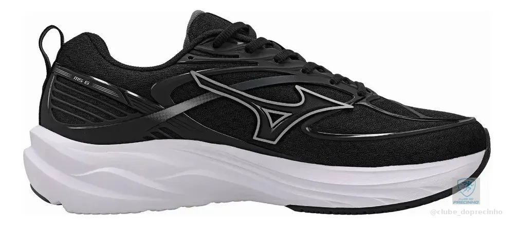 Tênis Masculino Space 6 Mizuno 90-preto Liso 40 Br