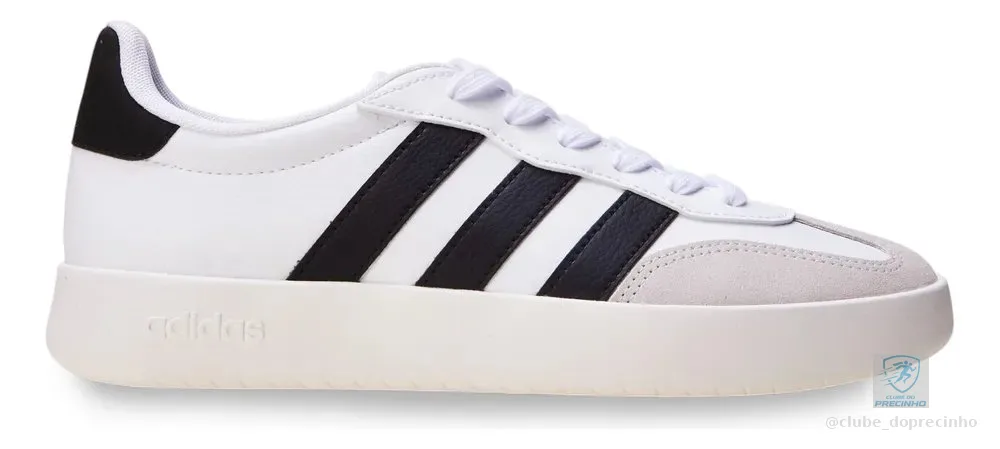 Tênis Masculino Barreda adidas Branco E Preto Liso 39 Br