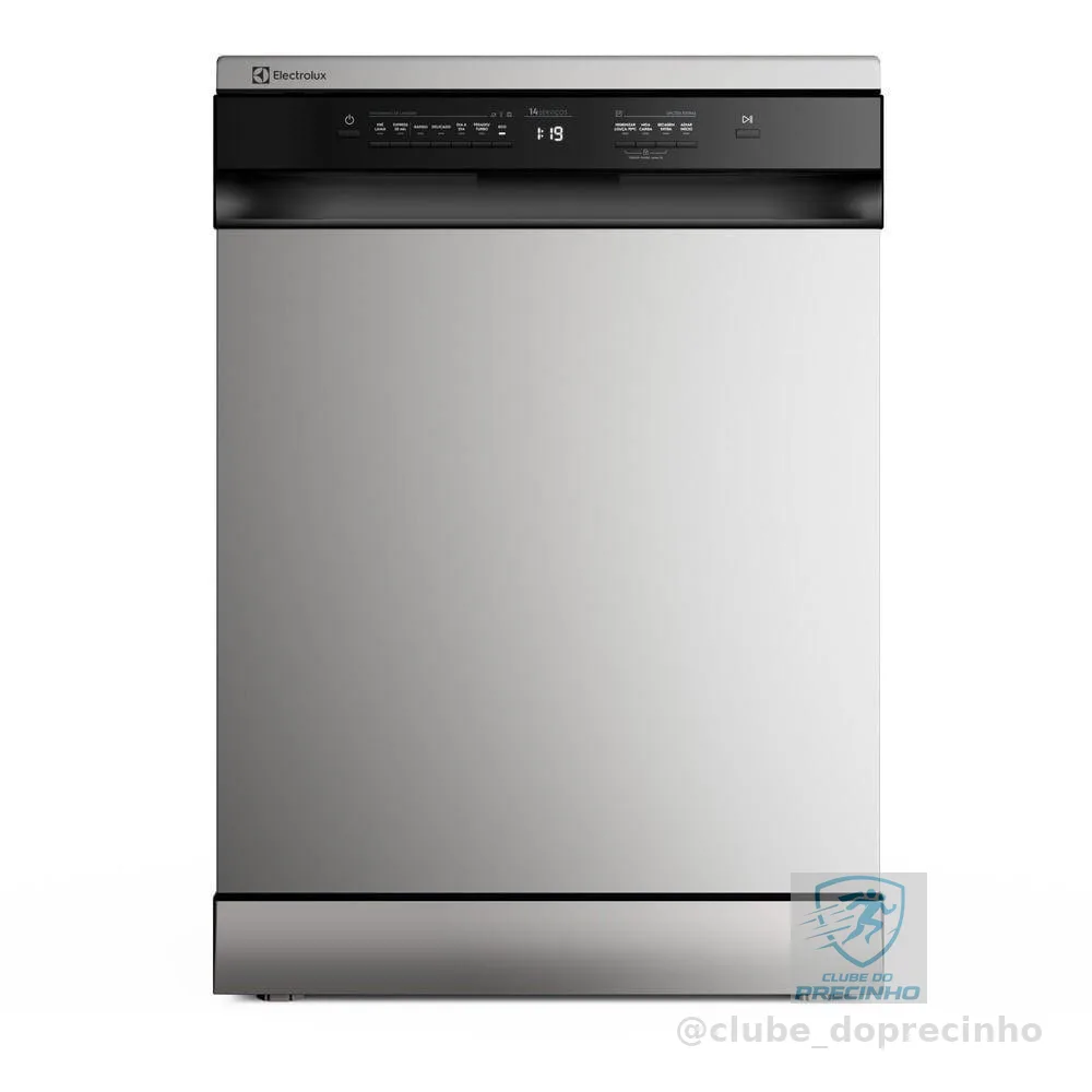 Lava-Louça Electrolux 14 Serviços Inox com Programa Lava & Seca 50 min (LS14E)