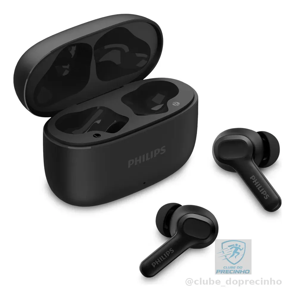 Fone de ouvido Tws Philips Tat1109bk/00 preto Ipx4