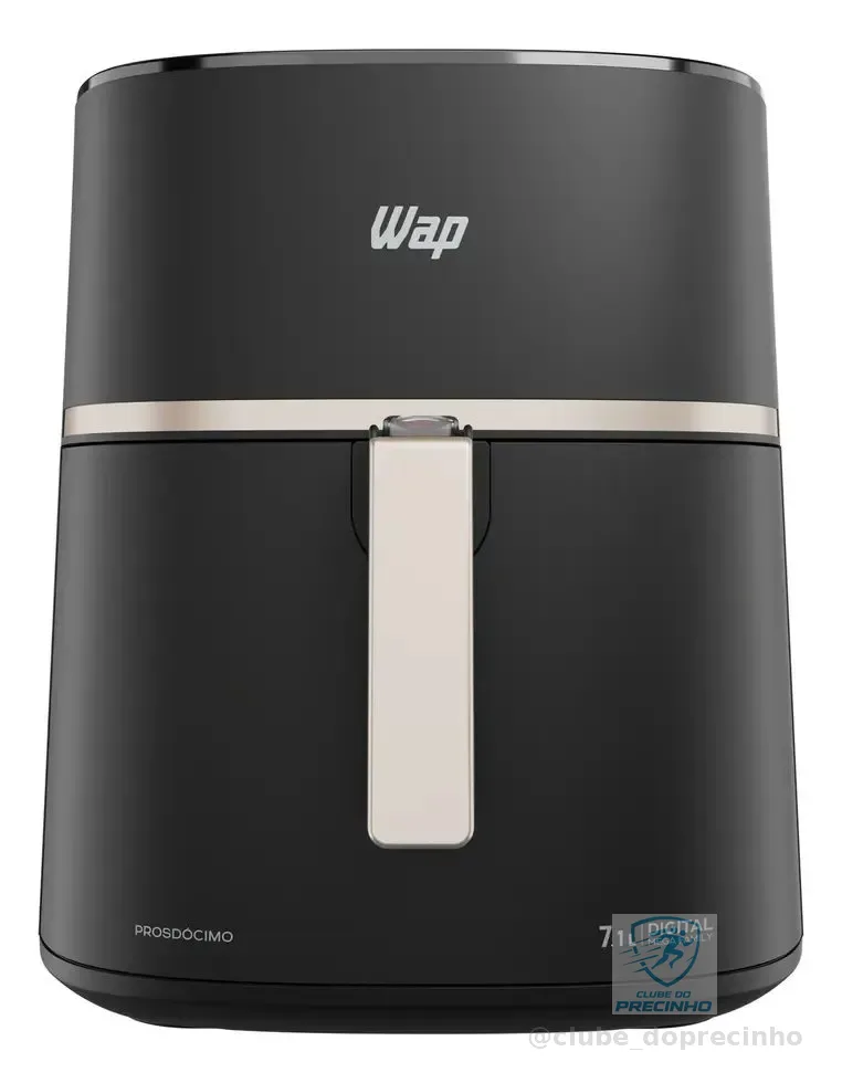 Fritadeira Airfry S/ Óleo Wap Mega Digital 7.1 L 1700w 220v Preto, Cinza E Champagne 220v
