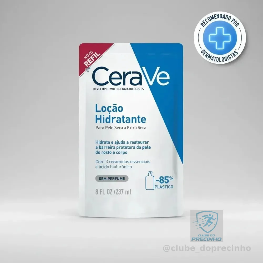 Loção Hidratante Para Pele Seca A Extra Seca Refil 237ml Cerave