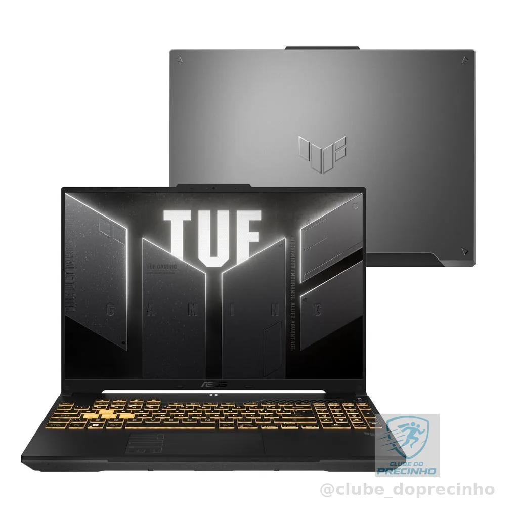 Notebook ASUS TUF Gamer F16 FX607VU NVIDIA RTX 4050 Intel 5 210H 16GB RAM 512GB SSD Linux LED FHD 16" IPS 144Hz RL385