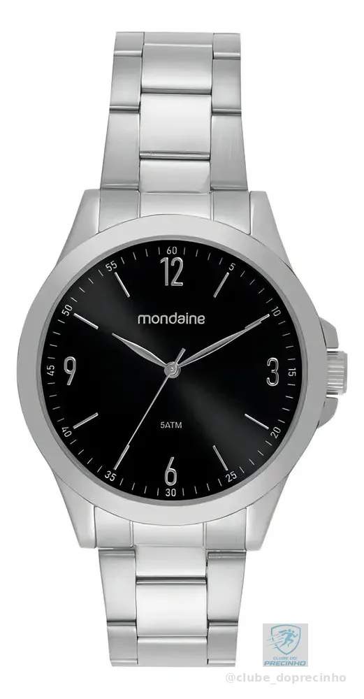 Relogio Mondaine Masculino Ref: 83515g0mvne3 Casual Prateado