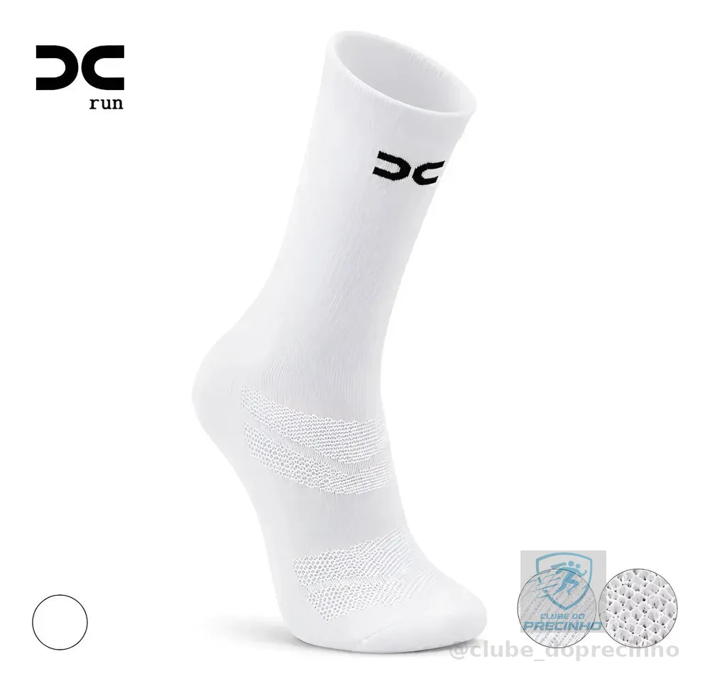 Meia Esporte Fitness Academia Corrida Ciclismo Running Gym Branco 38 Ao 43
