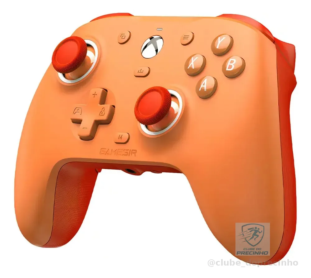 Controle GameSir G7 SE com Fio para Xbox One Series S X PC Hall Effect Botões Mecânicos Cor Laranja