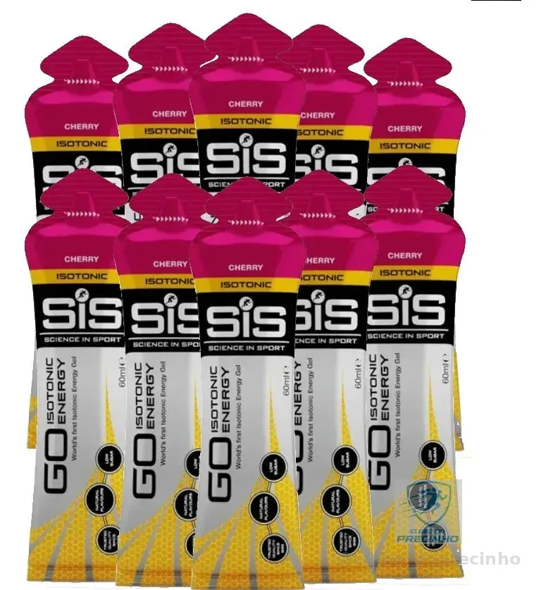 Go Isotonic Energy Gel Sis 60ml Kit 10 Cereja Cereja