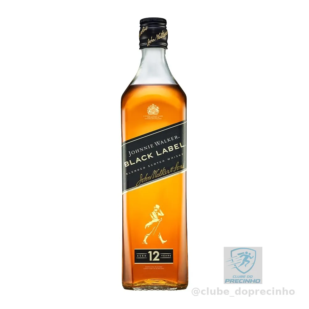 Whisky Johnnie Walker Black Label 12 Anos 1L