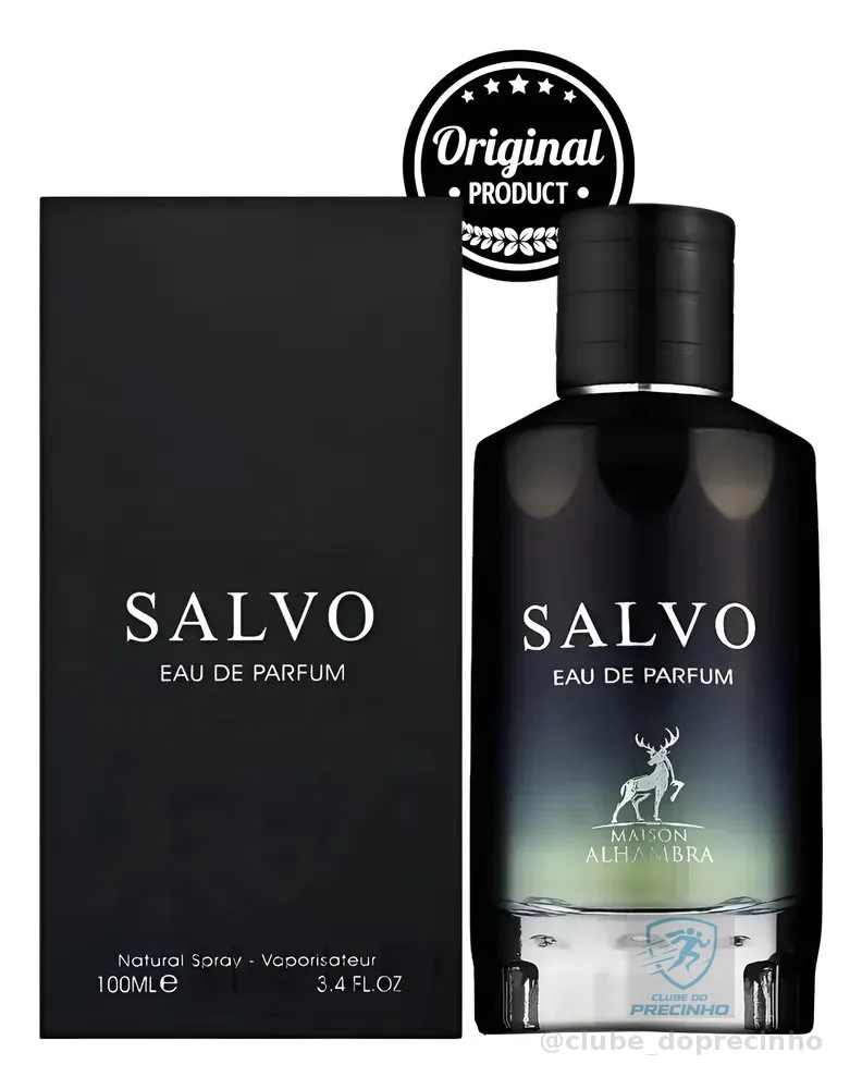 Perfume Masculino Arabe Salvo Eua De Parfum Alhmabra 100ml Original C/ Nf