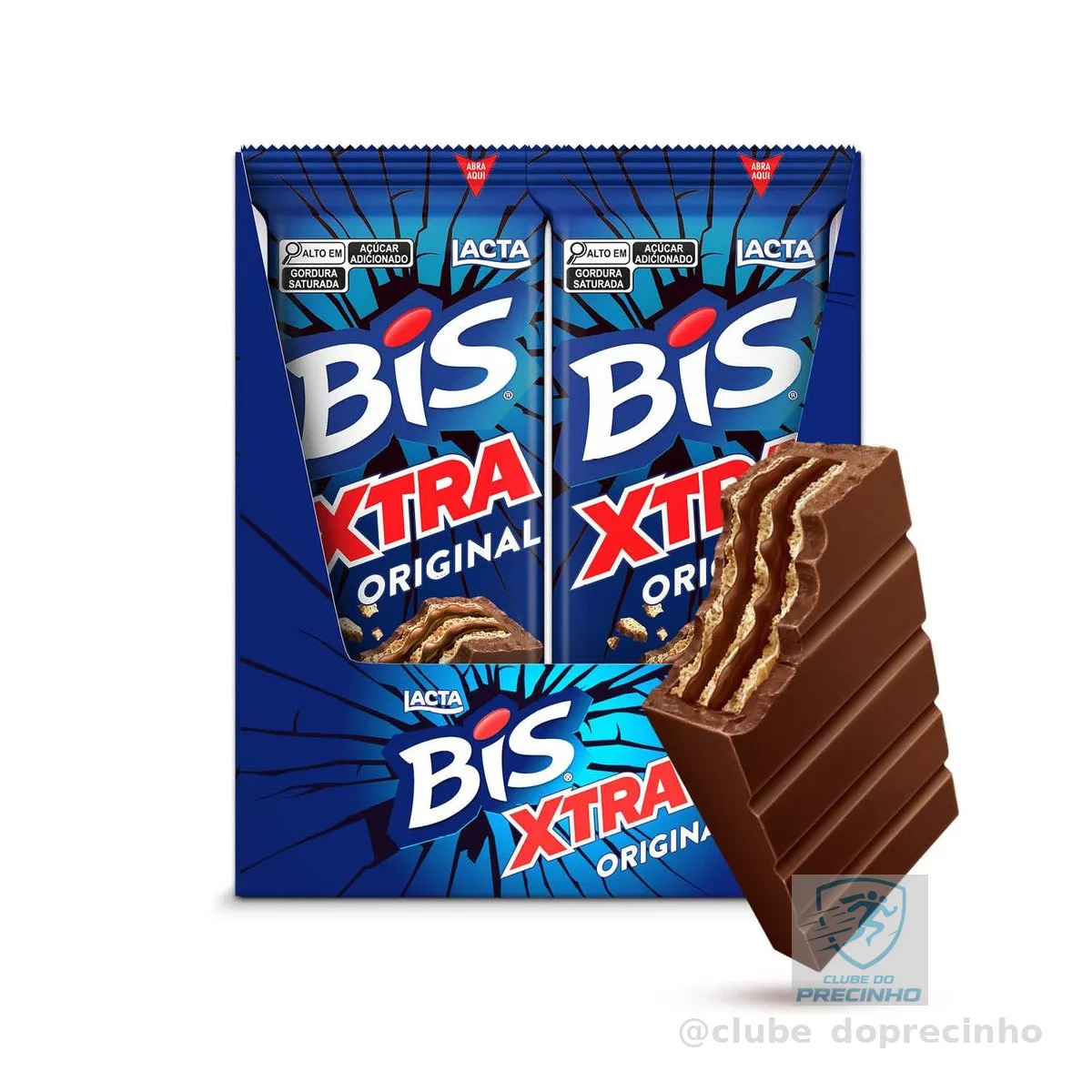 Chocolate Bis Xtra ao Leite - Display com 24 unidades de 45g