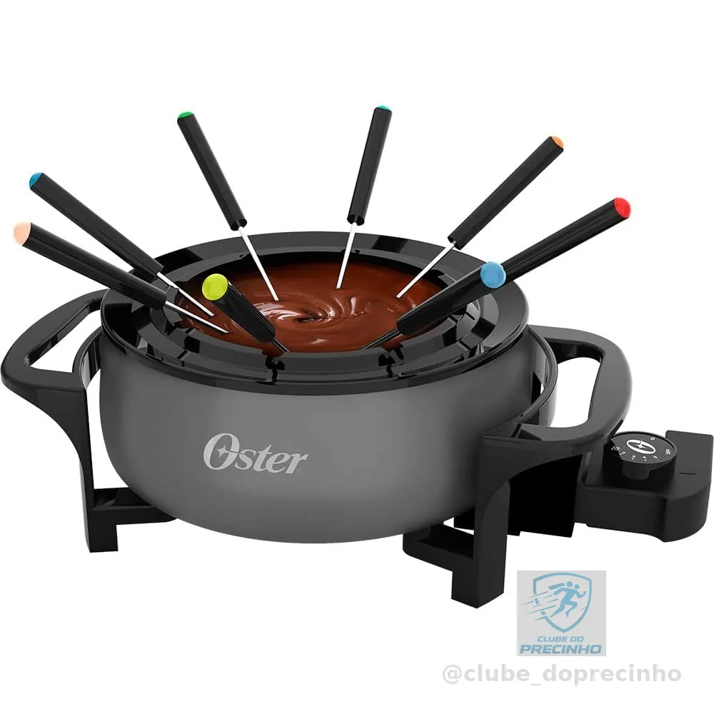 Panela Elétrica Oster, para Fondue, 110V, Cinza, 1000W, OFND100