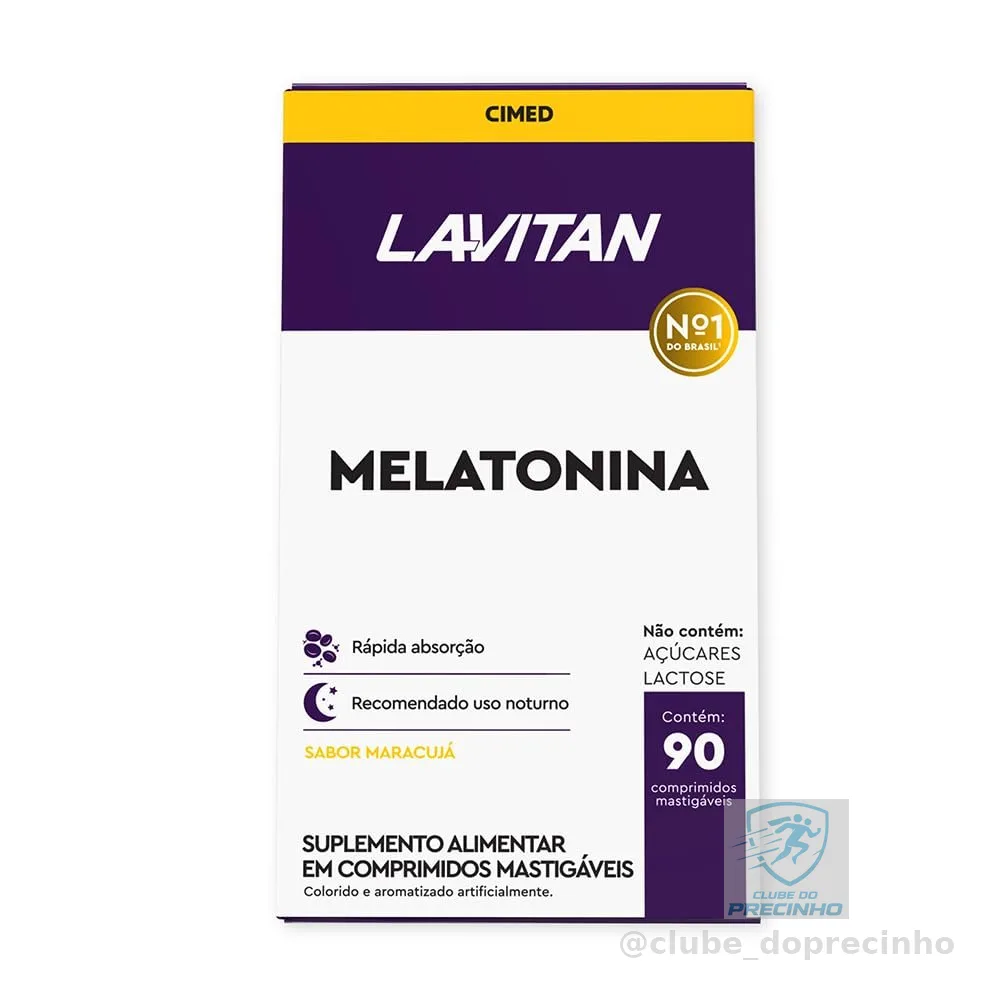 LAVITAN MELATONINA 0,21MG CP PT 90 MAR