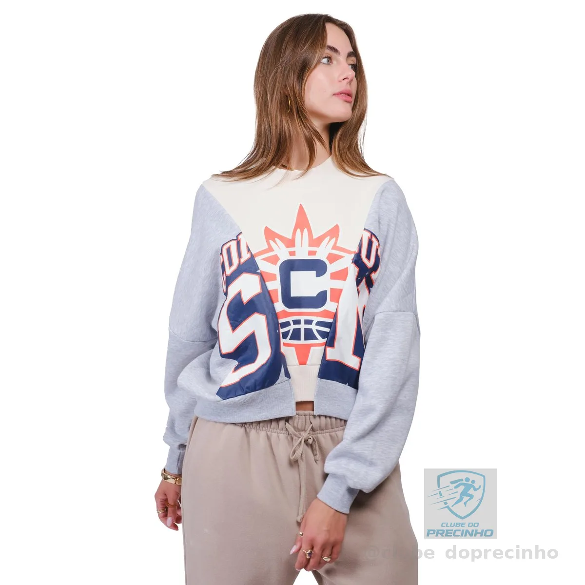 Blusa de moletom Wnba Official Womens Super Soft Showtime Crew Sweatshirt Ultra GameFeminino