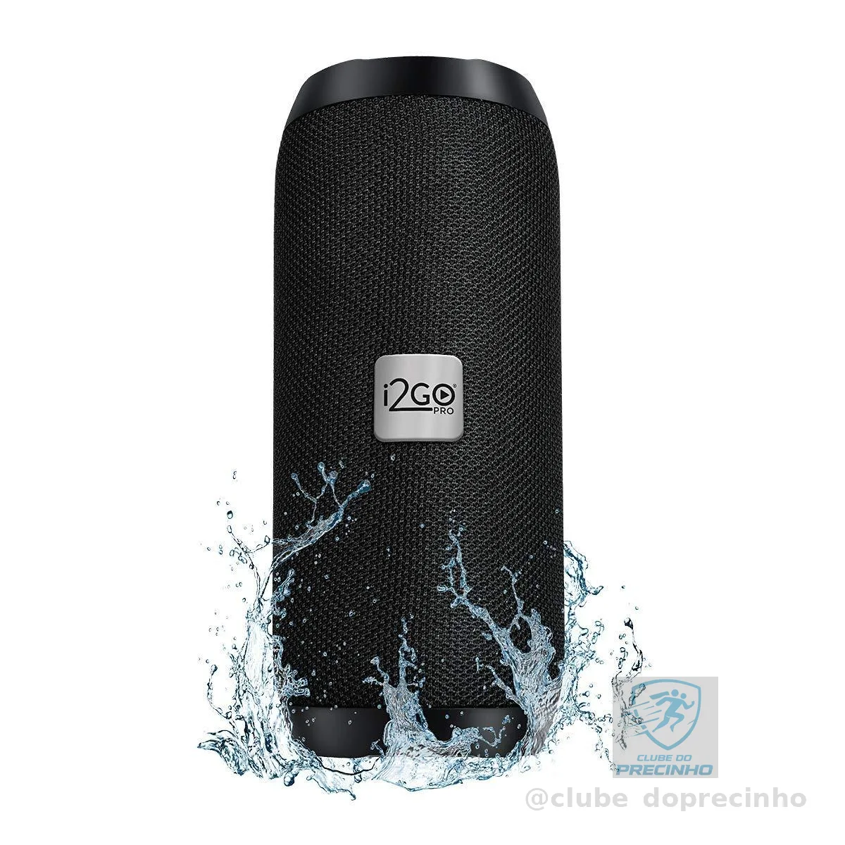 I2GO, Caixa De Som Bluetooth Essential Sound Go, 10W RMS, Resistente à Água, Preto