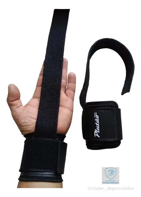 Straps Com Munhequeira, Musculação, Academia Profissional