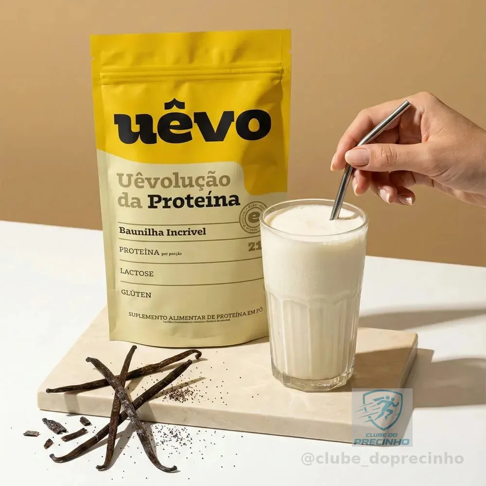 Proteína UÊVO em pó sabor Baunilha x 1kg