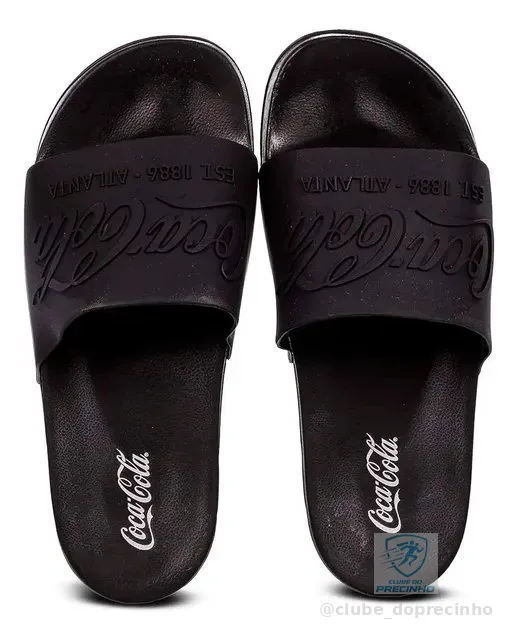 Chinelo Sandália Coca Cola Slide Coke Bold Original