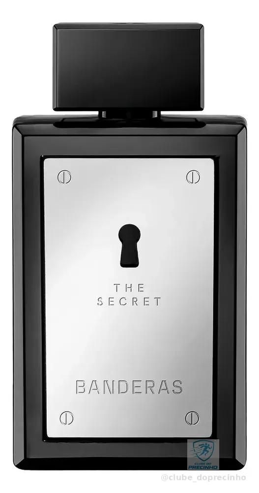 Perfume Banderas The Secret Eau De Toilette 100 Ml - Oriental Especiado Fresco - Perfume importado masculino de Banderas, expressa masculinidade e sensualidade.