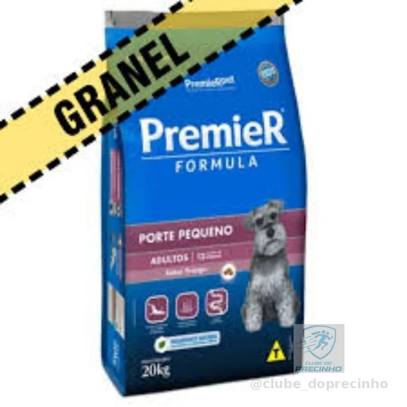 Ração Premier fórmula adulto raças pequenas Kit 3 kg granel
