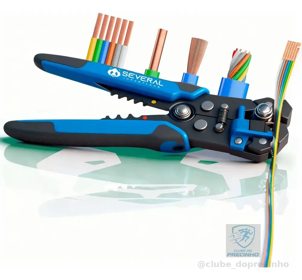 Alicate Desencapador e Crimpador Automático 8 para Fios de 0.2 a 6.0 mm2