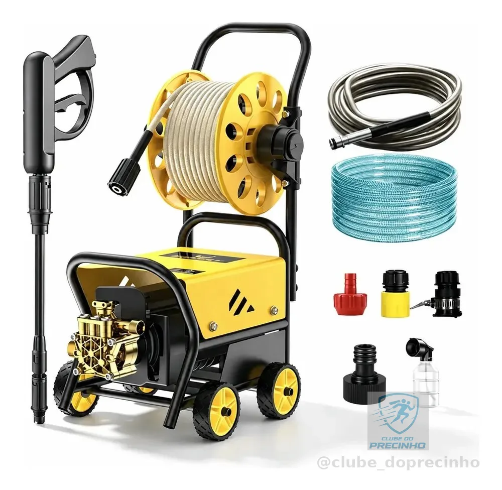 Soarfly Lavadora De Alta Pressão Portátil 12 L/min 2800 W Amarelo 220v 60hz