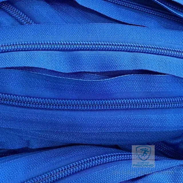 Ziper Grosso Azul Royal N.5 (rolo Com 200 Metros) Azul