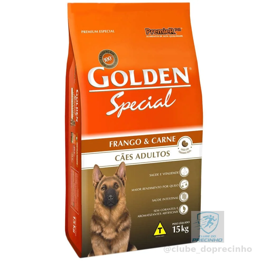 Ração Golden Special para Cães Adultos Sabor Frango e Carne 15kg