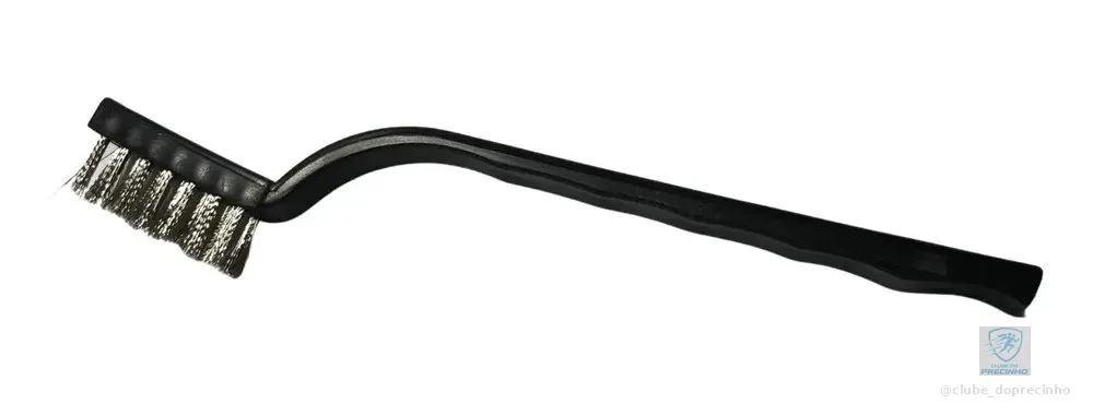 Kit 5 Escovas 18,5cm Cerdas De Aço Limpeza De Instrumentais