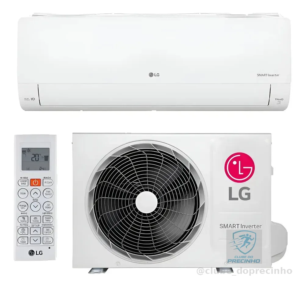 Ar Condicionado LG Ai Smart Inverter Voice 9000 Btus Frio Branco