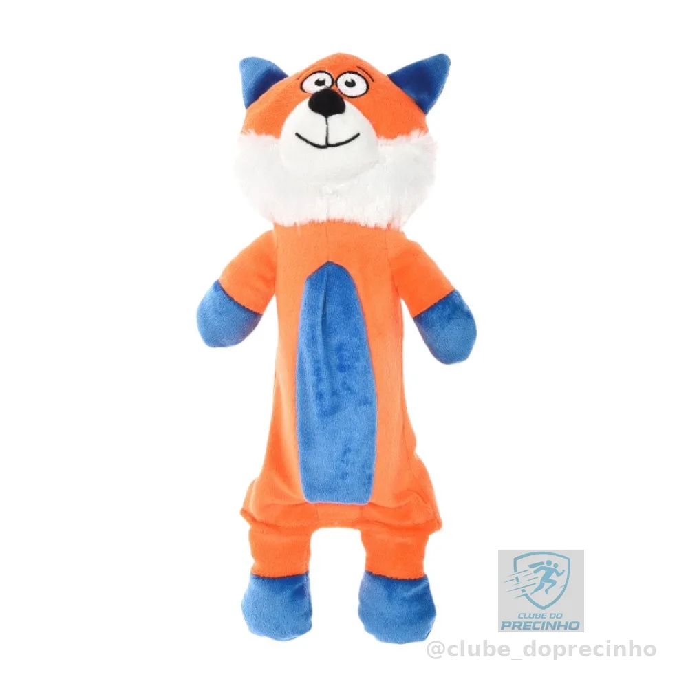 Raposa Pelúcia Brinquedo p/ Cães Chalesco