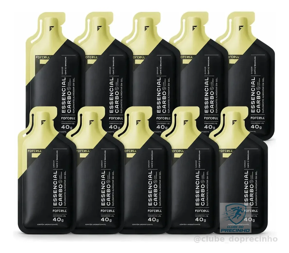 Essencial Carbo Com Cafeina Display Com 10 Sache Com 40g For Cafe
