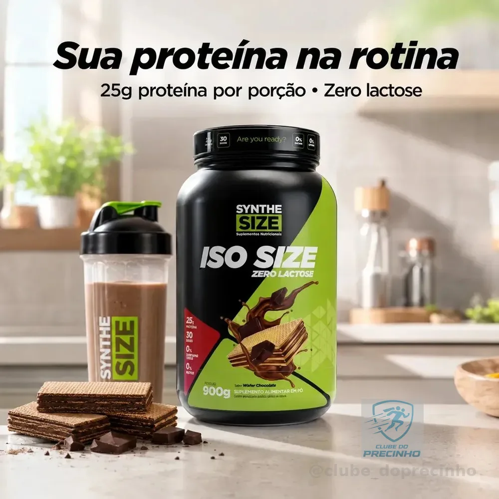 Whey Iso Size Synthesize 900g Wafer Chocolate Zero Lactose