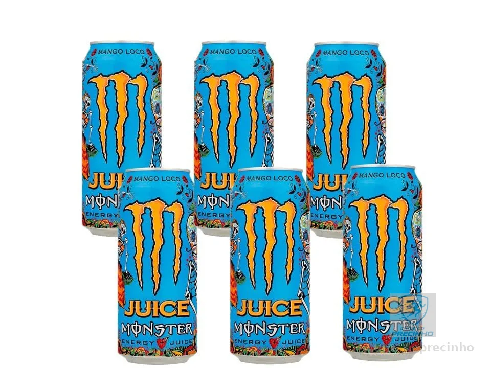 Pack de Monster Mango Loco LT 473ml - Unidade 6 unidades