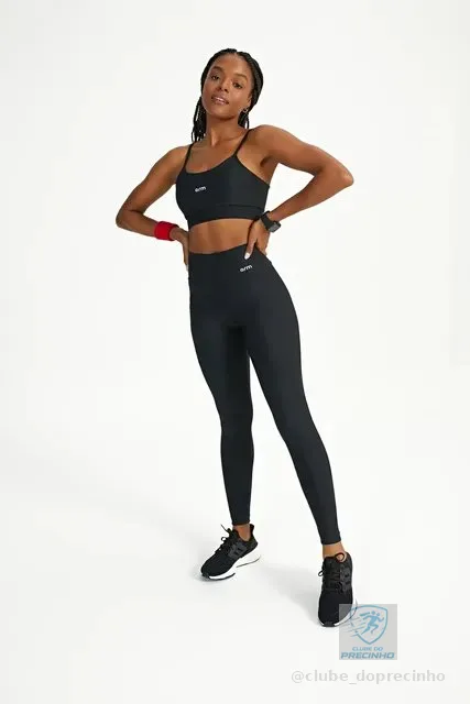 Conjunto Feminino Fitness Top E Legging Bolso Lateral - Arm