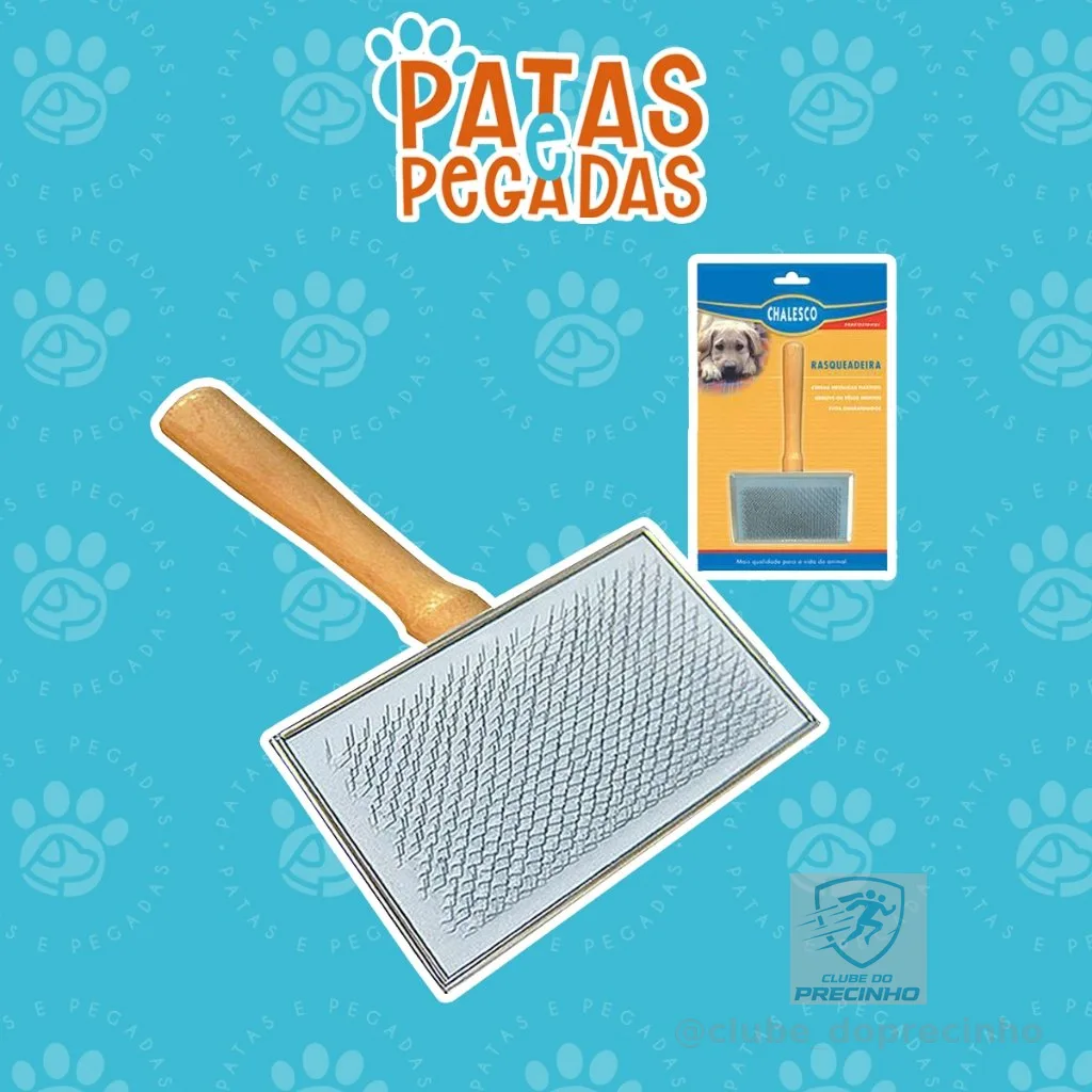 Escova Rasqueadeira Pet Profissional Para Cachorros E Gatos Nº4 Chalesco