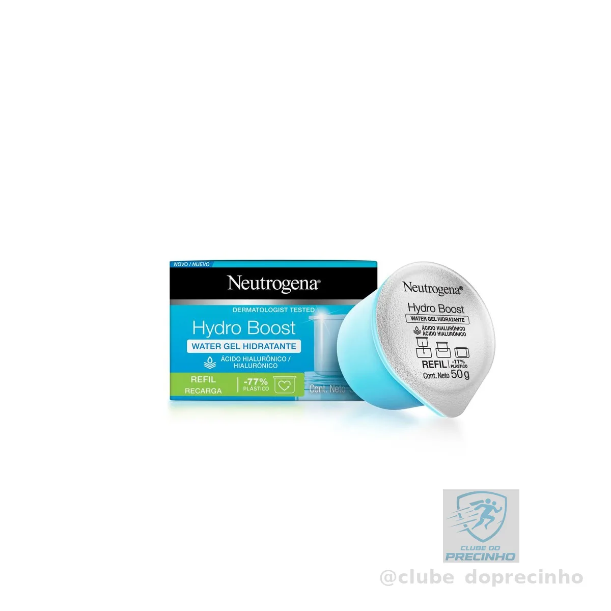 Hidratante Facial Neutrogena Hydro Boost Water Gel, Refil, 50g