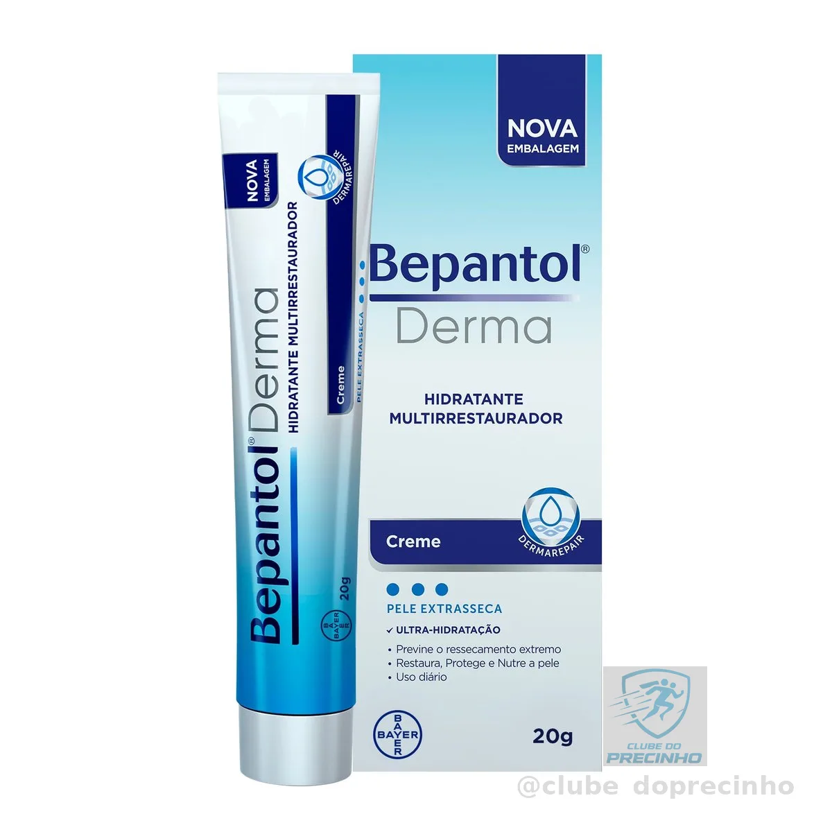 Bepantol Derma Hidratante Multirrestaurador para Pele Seca 20g