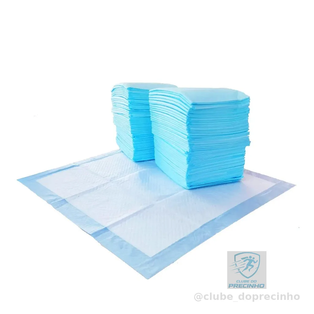 Tapete Higienico Absorvente Descartavel Pet Cães Cachorro 80x60 50 Unidades