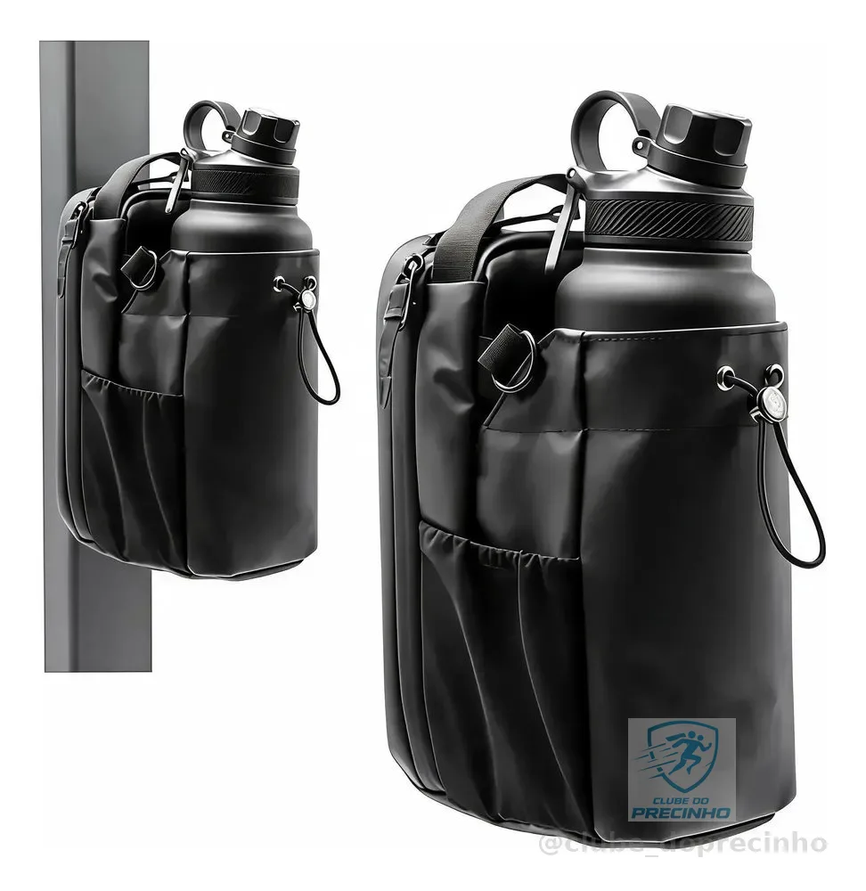Bolsa Esportiva Magnética Com 3 Ímãs Para Treino Preto