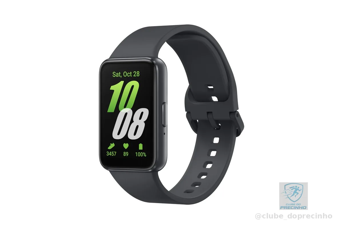 Smartwatch Samsung Galaxy Fit3 Display 1.6" Grafite