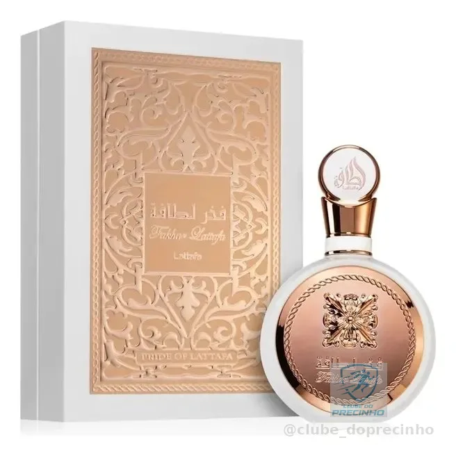 Perfume Árabe Fakhar Rose Lattafa Sereia Feminino 100ml Eau De Parfum