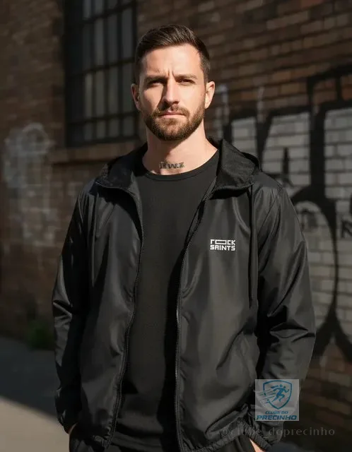 Blusa Corta Vento Jaqueta Masculina Impermeável Para Treino