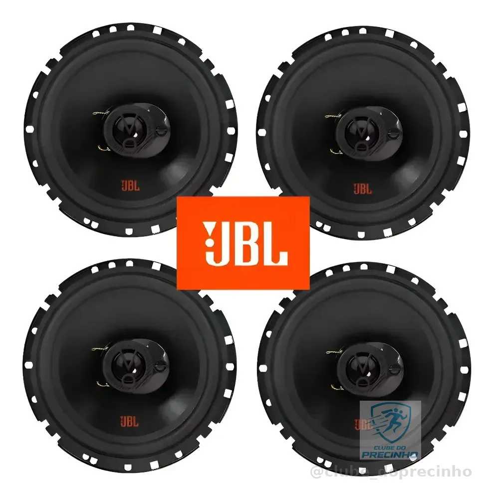 Kit 4 Alto Falante Original Jbl 6polegadas 220wrms Preto