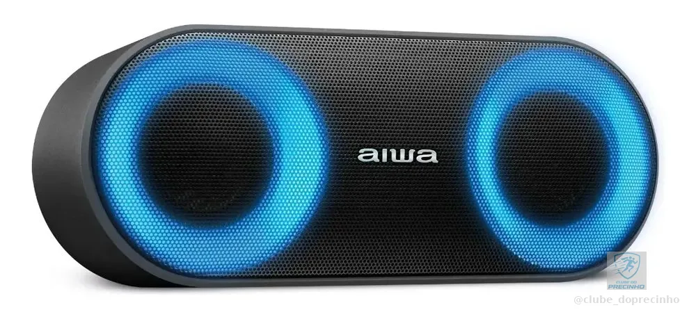 Caixa De Som Speaker Aiwa AWS-SP-01 Bluetooth Cor Preto