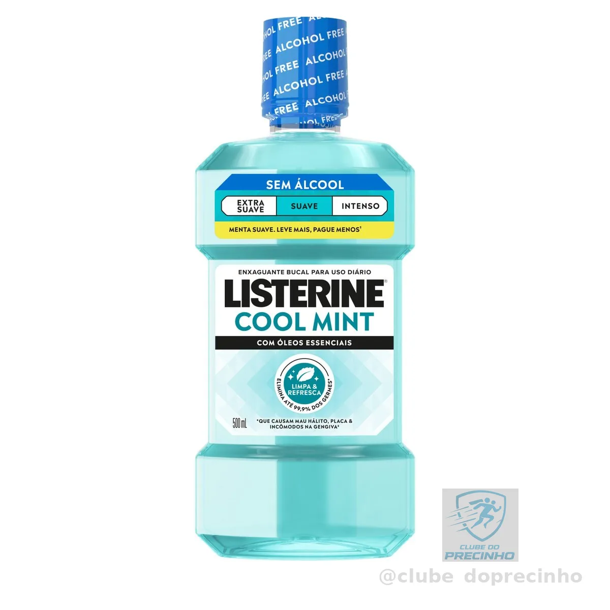 Enxaguante Bucal Listerine Cool Mint, Sem Álcool, 500ml