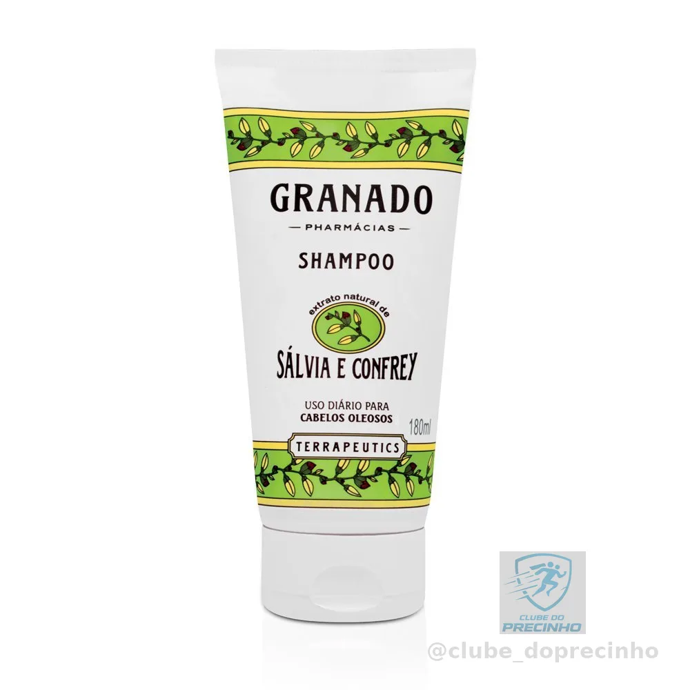 Granado Shampoo Terrapeutics, Sálvia E Confrey, 180ml