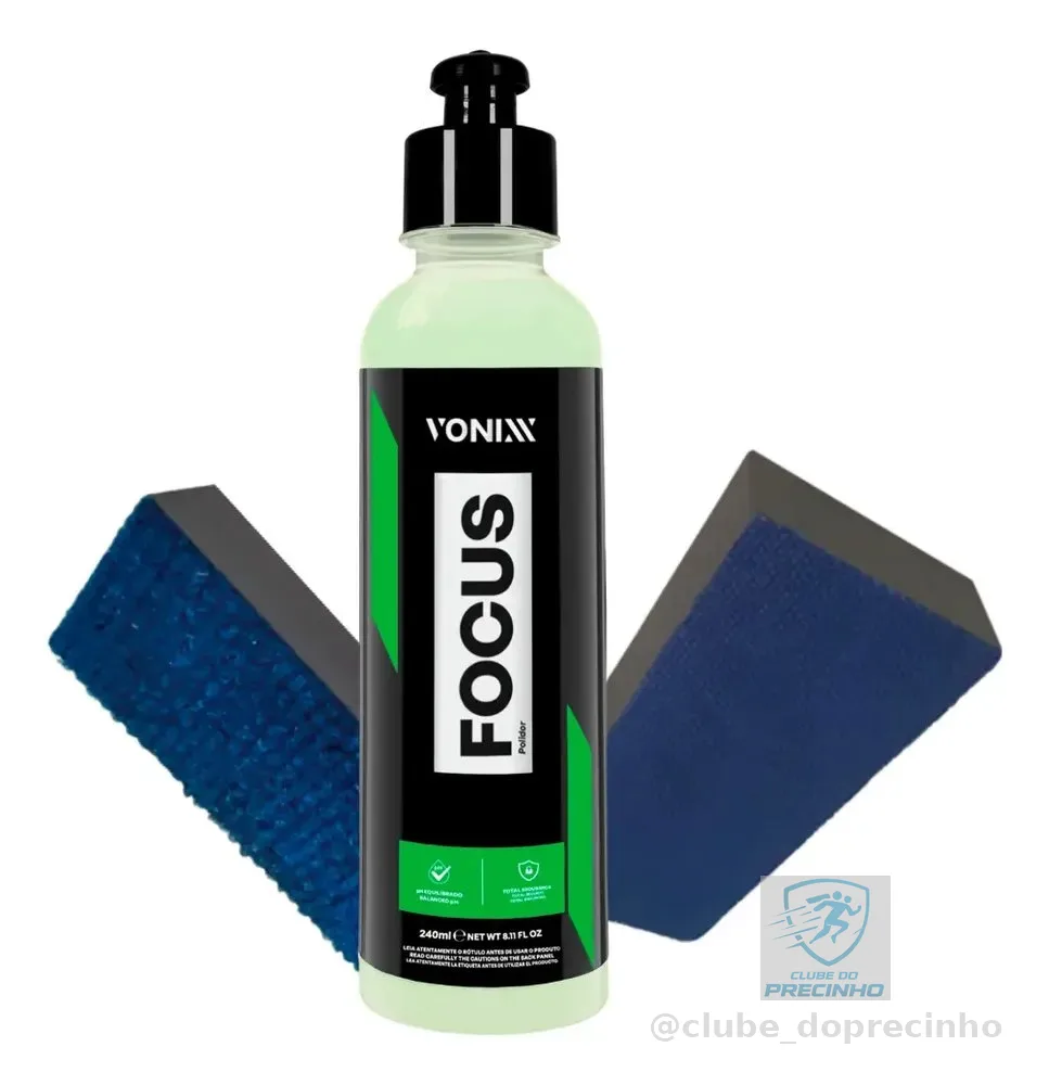 Focus Removedor De Chuva Ácida Vonixx 240ml Com Aplicadores